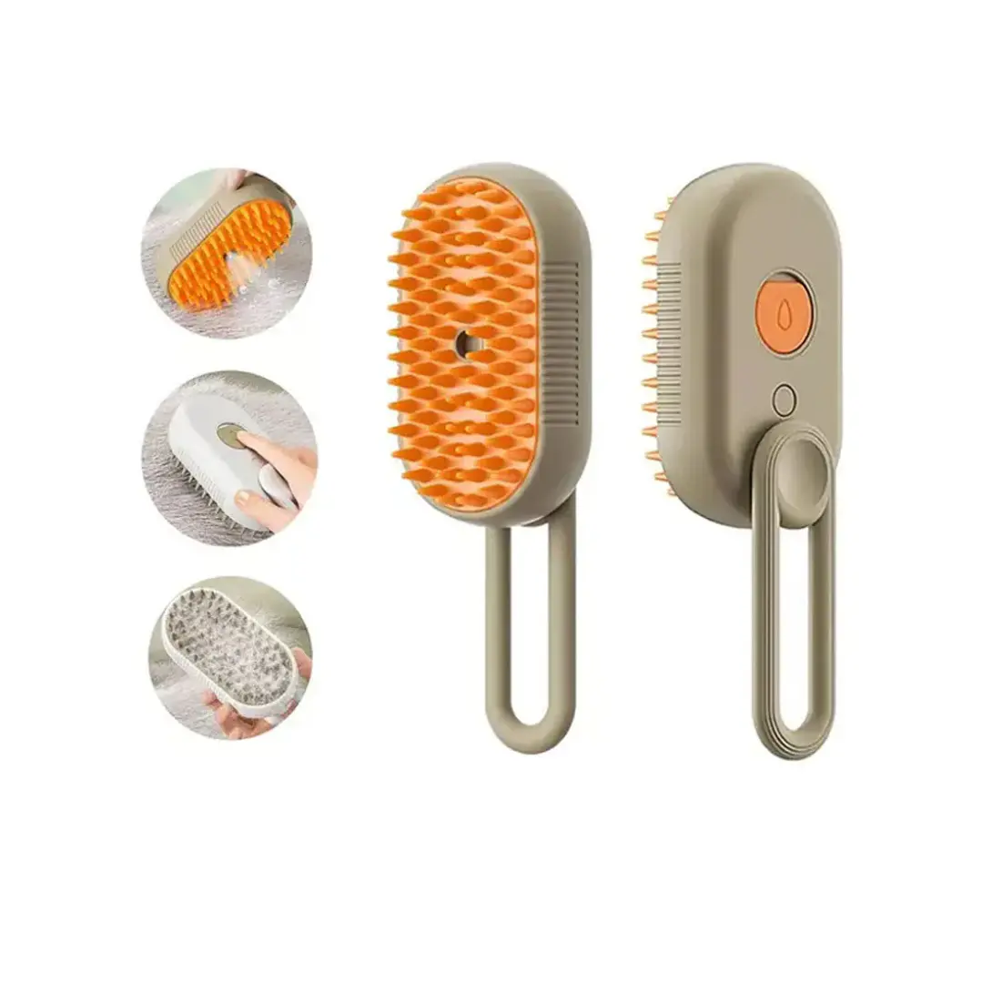 Cepillo De Vapor 3 En 1 Para Gatos y Perros 1