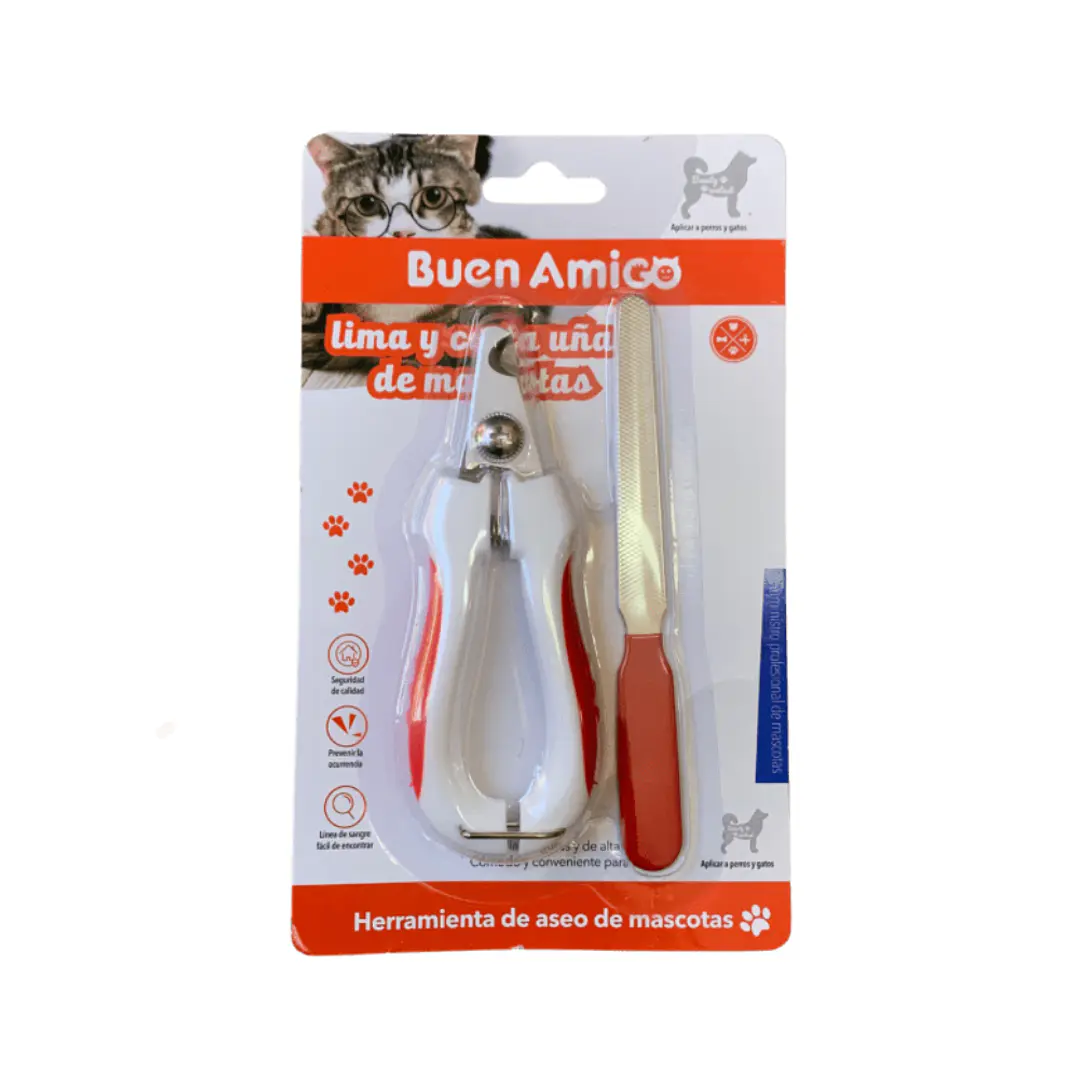 Cortauña con lima pequeña Buen Amigo 1