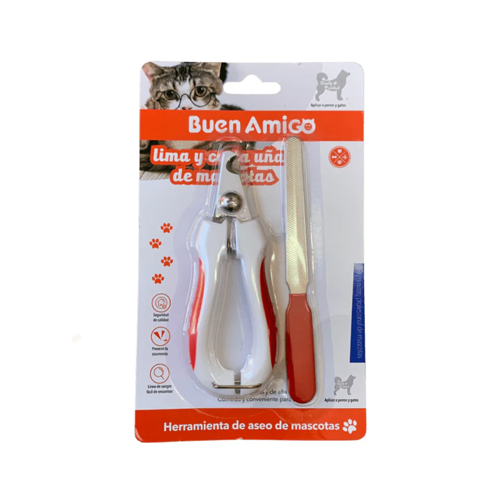 Cortauña con lima pequeña Buen Amigo 1