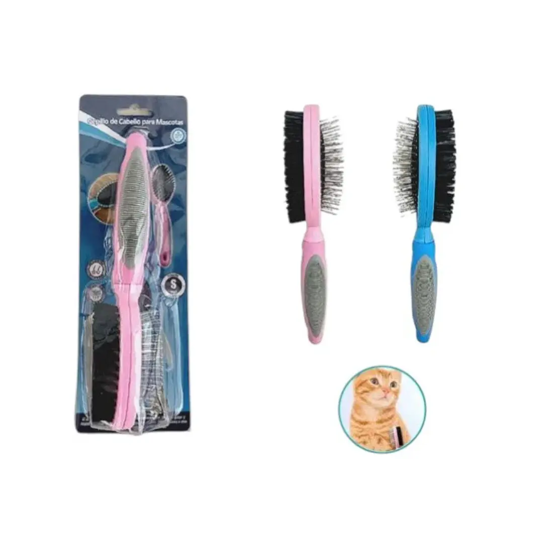 Cepillo de plástico doble cara  1