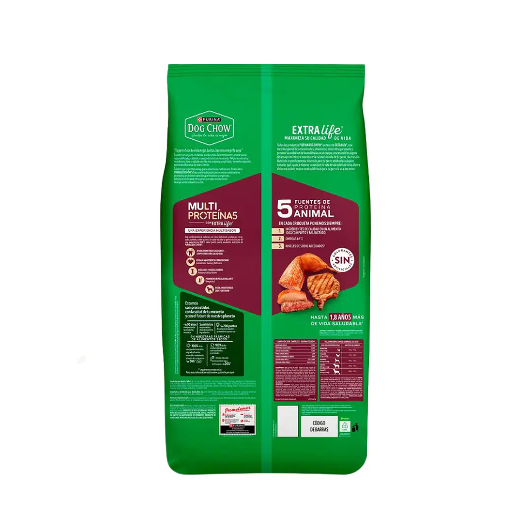 DOG CHOW ADULTO MULTI PROTEINA 8 KG 2