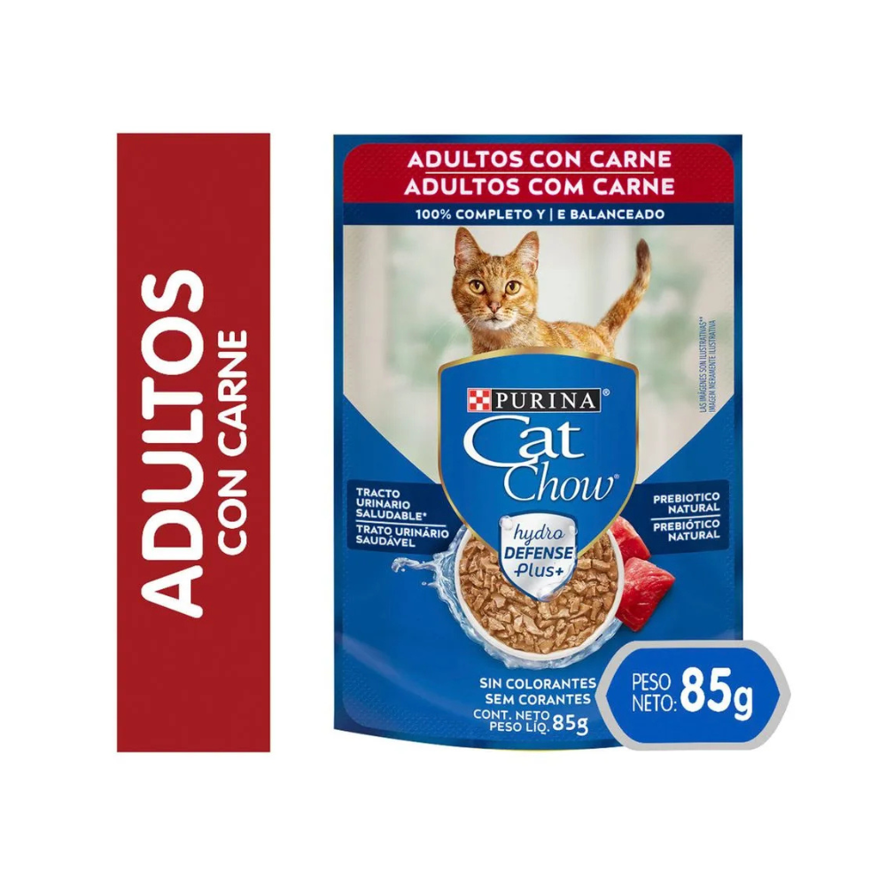 CAT CHOW SACHET CARNE 85 GRS