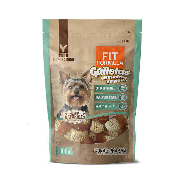 SNACK FIT GALLETA ENVUELTA EN POLLO 1