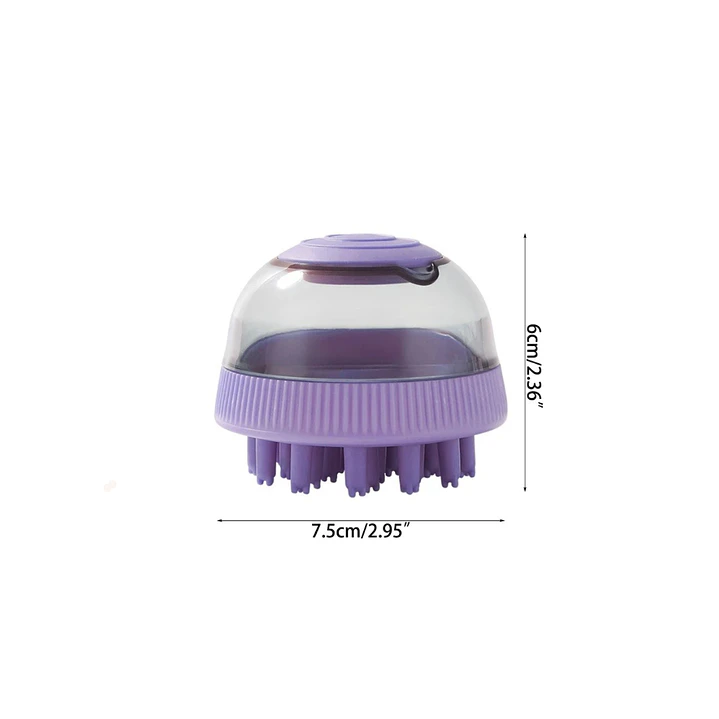 Cepillo de Silicona con Dispensador de Shampoo 2