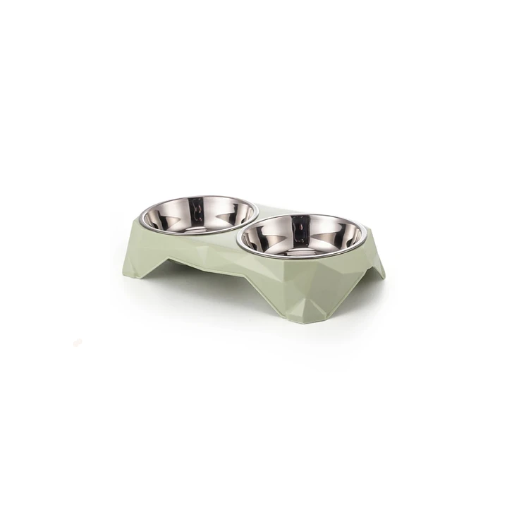 Plato Doble de Acero Inoxidable Colores 2