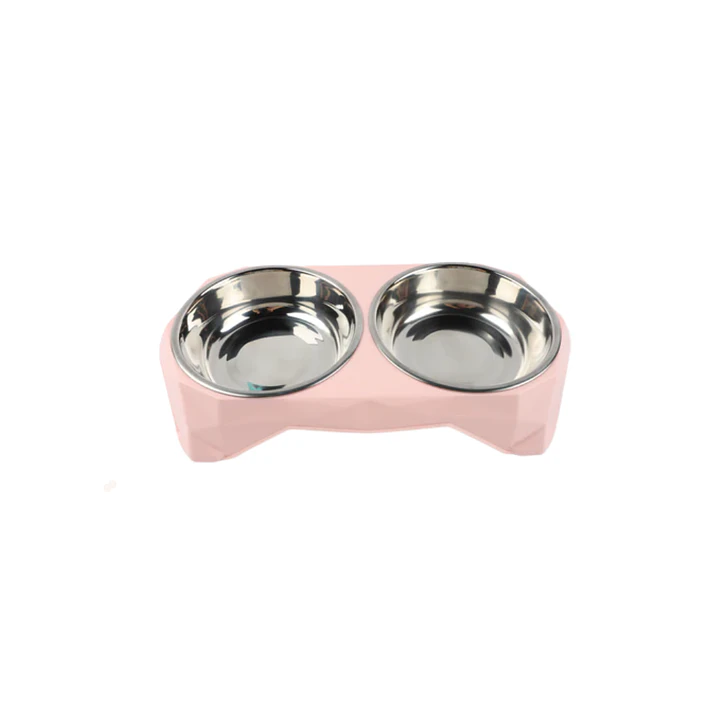 Plato Doble de Acero Inoxidable Colores 3