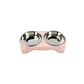 Plato Doble de Acero Inoxidable Colores - Miniatura 3