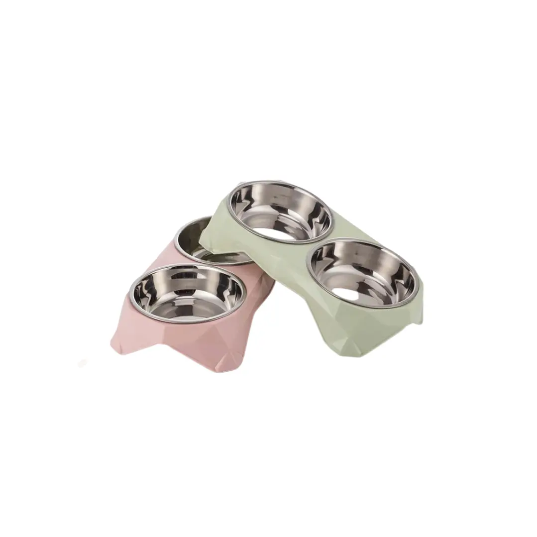 Plato Doble de Acero Inoxidable Colores 1