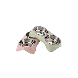 Plato Doble de Acero Inoxidable Colores