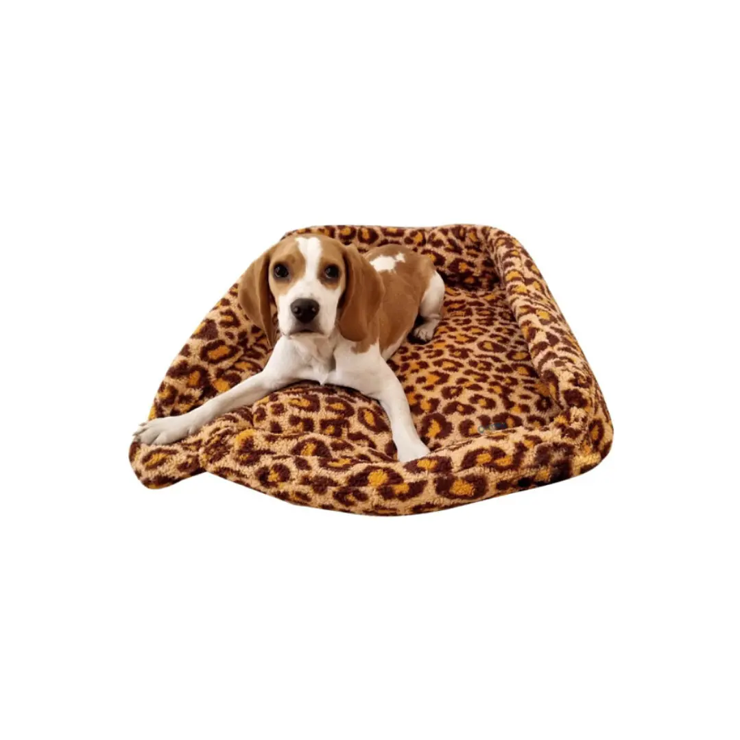 Cama Colchon Mascota Grande Cuadrado 100 Cm Comodo Lavable 1