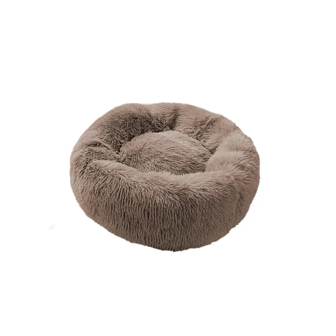 Cama Antiestrés de Felpa Peluda Para Mascotas 100 CM 3