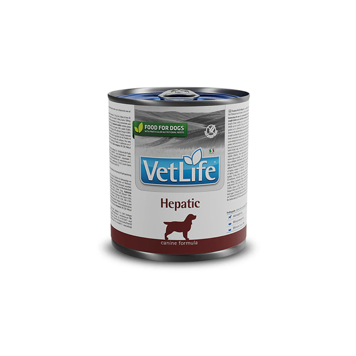 Lata Vetlife Hepatic Perro húmedo 300 Gr  1
