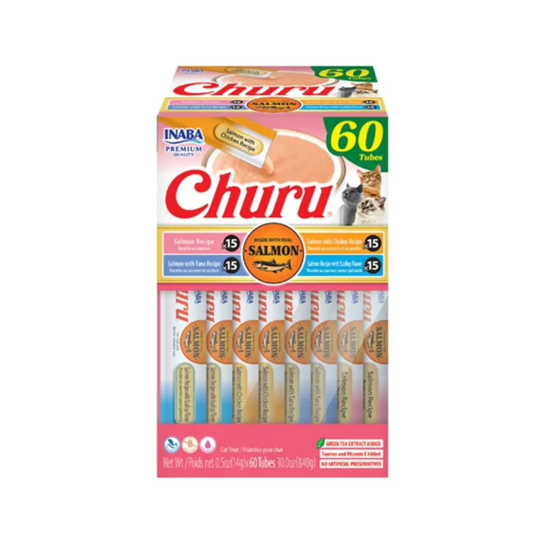 Churu Variedades Salmón 60 tubos 1