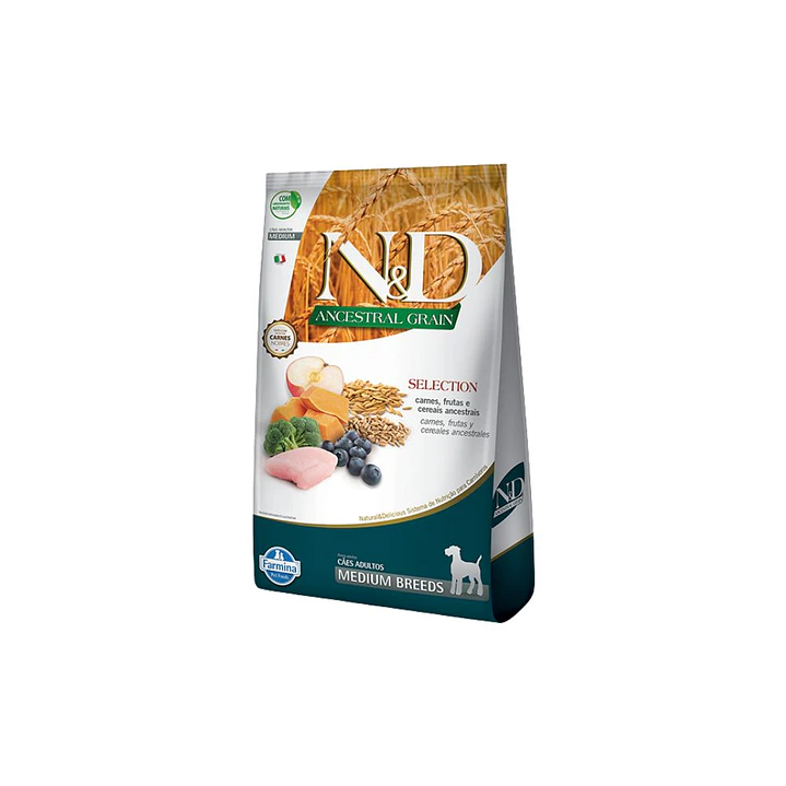 N&D Ancestral Selection Perro Adulto Mediano 15KG 1