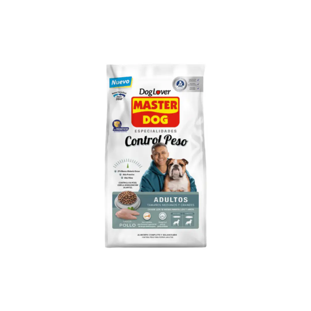 Master Dog Adulto Control Peso 18kg 1