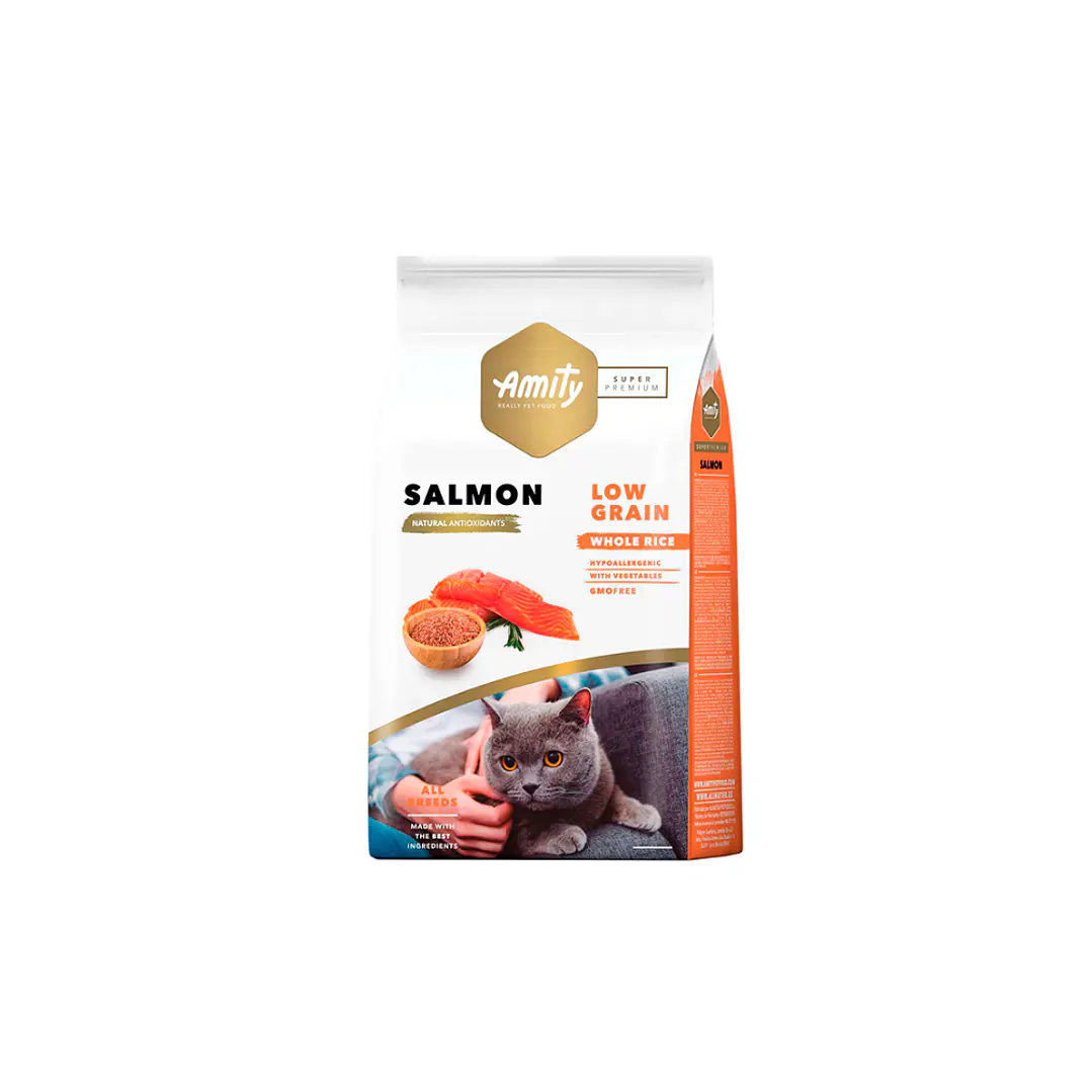 Amity Gato adulto Salmón 2KG 1