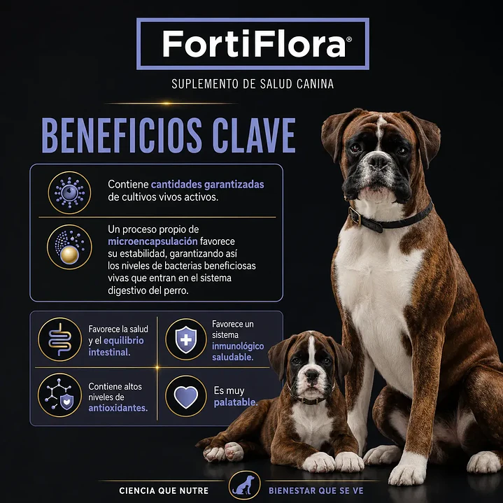 Purina Pro Plan FortiFlora Probiótico Perros 30 Sobres 3