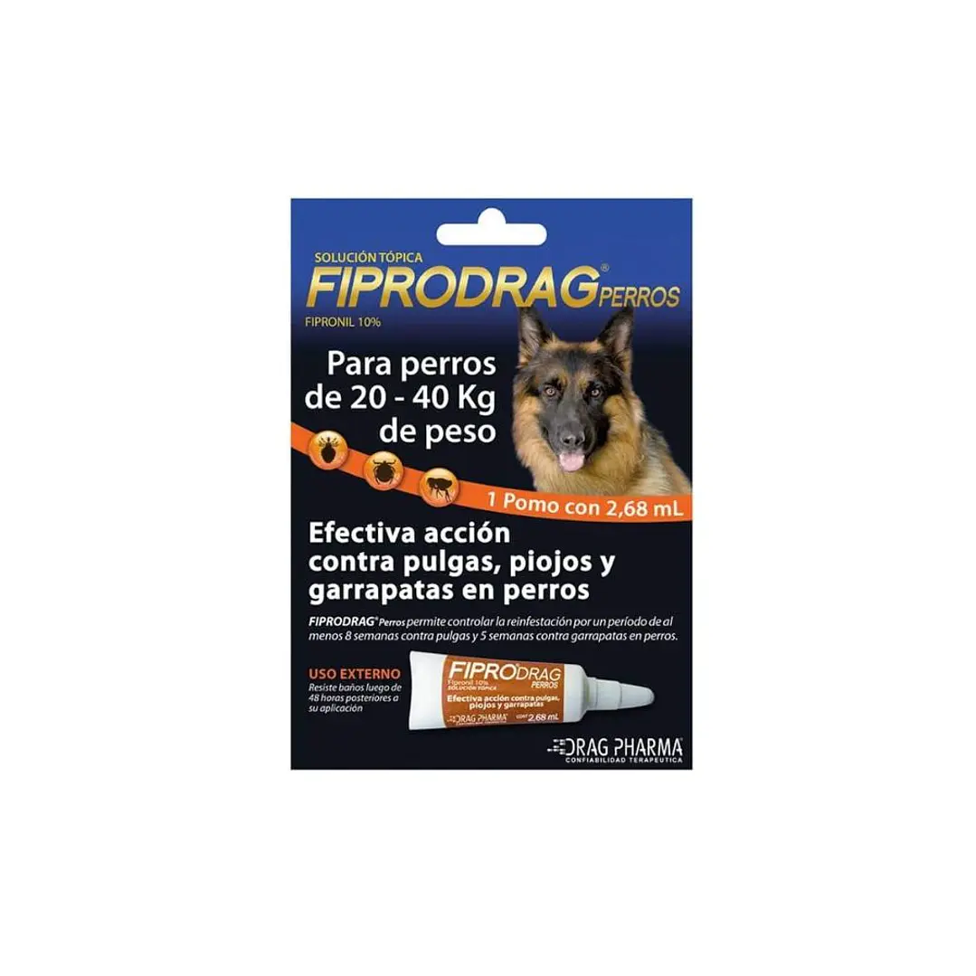 Fiprodrag Pipeta Antiparasitaria Perros 20-40kg 1