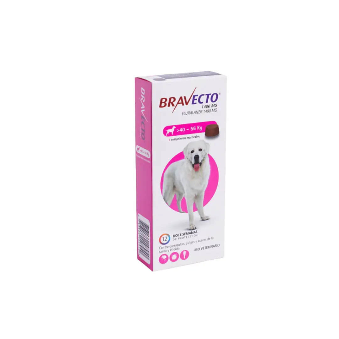 Bravecto Para Perros 12 Semanas 40 a 56 kg. 1