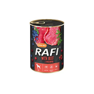 Lata Rafi Perro Adulto Beef Blueberry and Cranberry 800 Gr