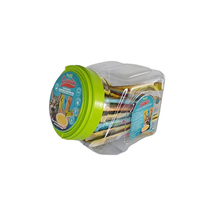 Cremitos Top K9 Snack Gato 60 Tubos Mix Sabores 1