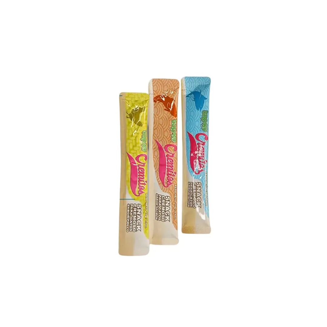 Cremitos Top K9 Snack Gato 60 Tubos Mix Sabores 2