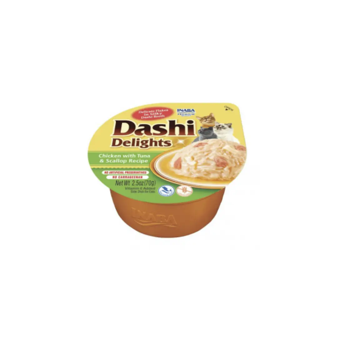 Churu Dashi Delights Chicken Tuna Scallop 70 gr 1