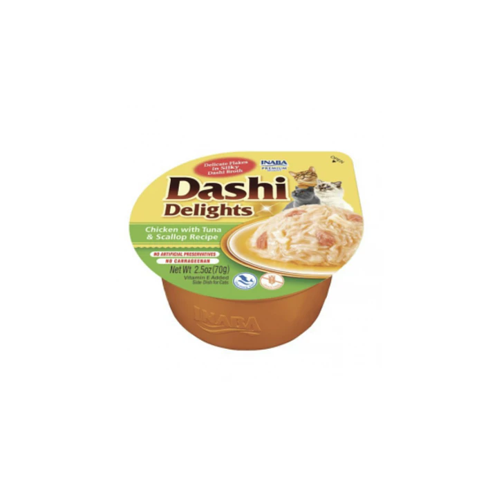 Churu Dashi Delights Chicken Tuna Scallop 70 gr 1