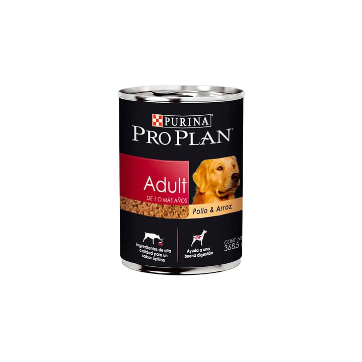  Lata Proplan Perro Adulto Pollo Arroz  368.5 Gr. 1