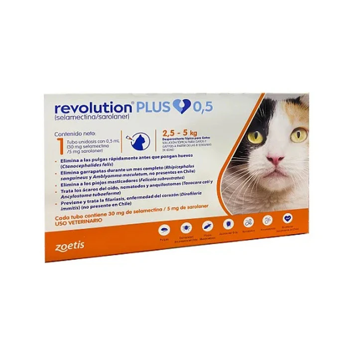 Revolution Plus para Gatos 2,5 a 5 kg 1