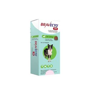 Bravecto Perros 1 Mes 10 a 20 kg