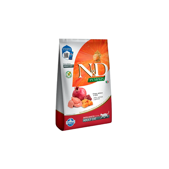 NYD PUMPKIN POLLO GRANADA GATO ADULTO 7.5KG 1