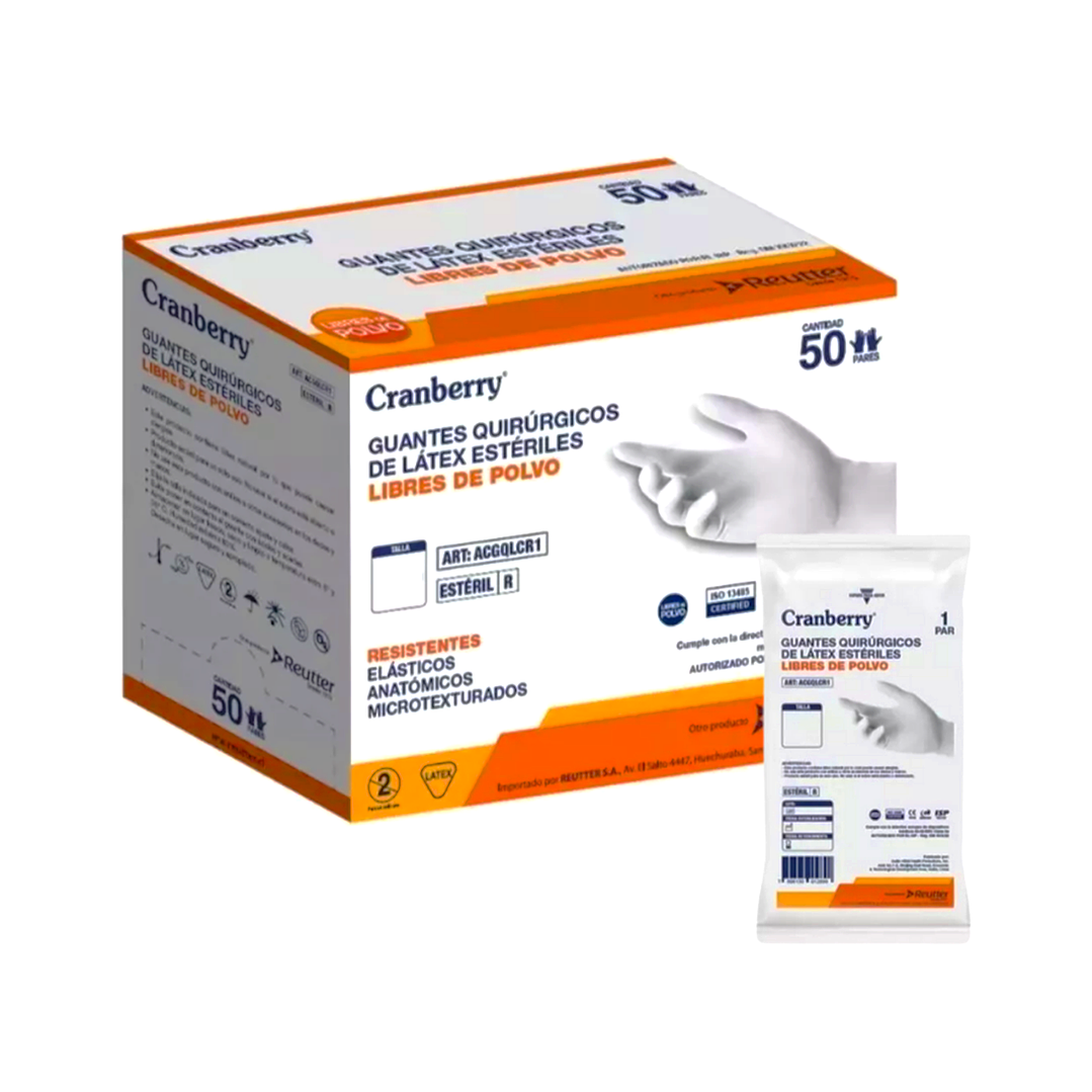 Guantes ESTÉRILES de latex 1