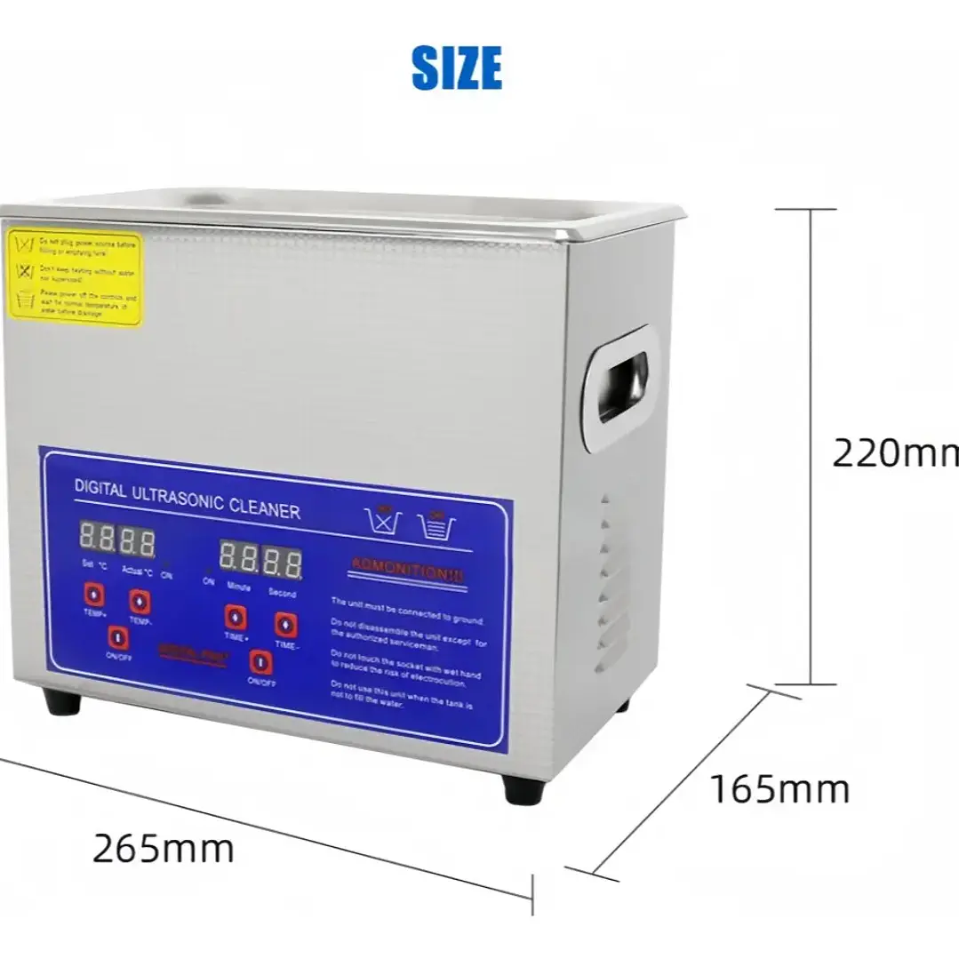 Limpiador Ultrasonico 120W 3lts 2