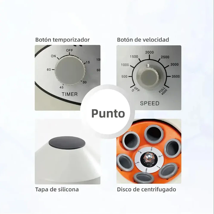 Máquina Centrífuga 4000rpm 6 Tubos 2