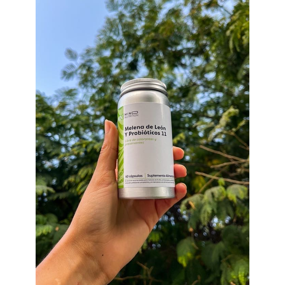 Cápsula Melena de león con Probióticos (Para 60 días)