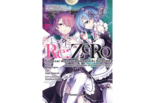 Re:Zero Parte 2 - Tomo 1 (Manga)