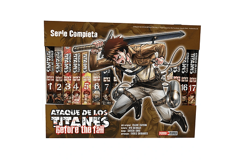 Ataque de los Titanes - Before the Fall BOXSET (Vol 1 - 17 Completa)