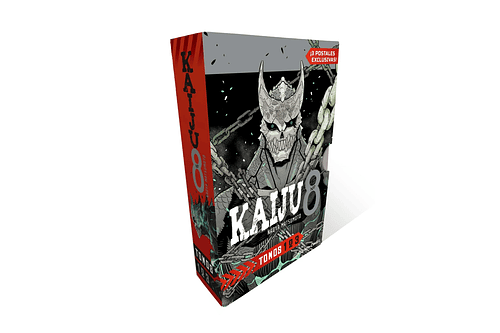 Kaiju N°8 - Shonen Starter Set (1-2-3) - Incluye Cofre y Postales Exclusivas