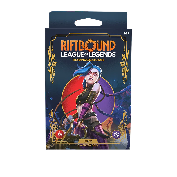 Riftbound Origin: Mazo de campeón Jinx (Inglés)