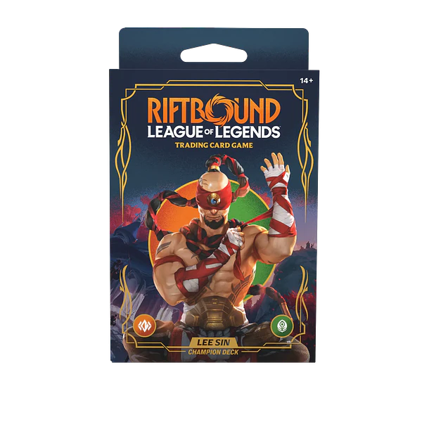 Riftbound Origin: Mazo de campeón Lee Sin (Inglés)
