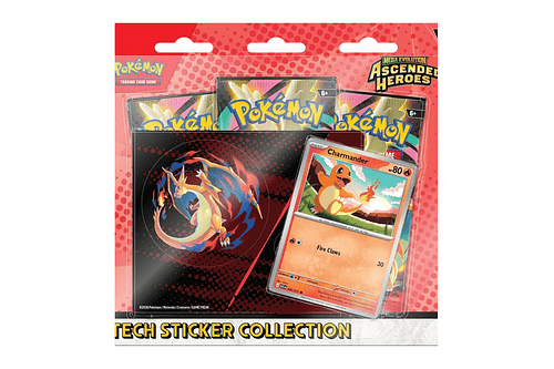 Pokemon TCG Mega Evolution - Ascended Heroes Tech Sticker Collection ENGLISH - Charmander