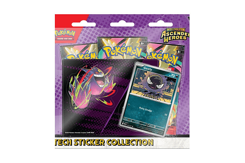 Pokemon TCG Mega Evolution - Ascended Heroes Tech Sticker Collection ENGLISH - Gastly