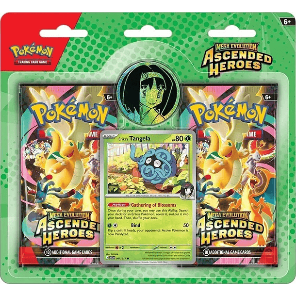 Pokemon TCG Mega Evolution - Ascended Heroes Collection Erika - ENGLISH