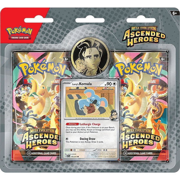 Pokemon TCG Mega Evolution - Ascended Heroes Collection Larry - ENGLISH