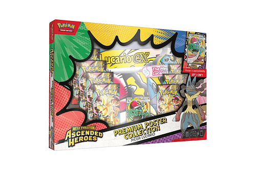Pokemon TCG: Premium Poster Collection Mega Lucario English
