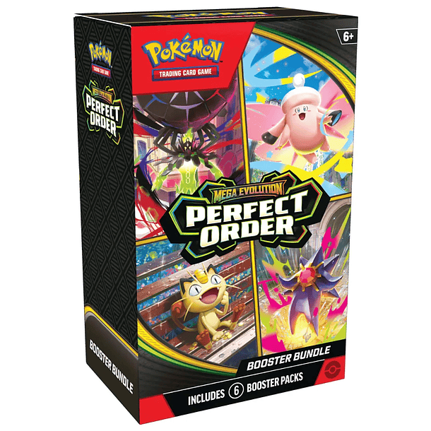 Pokemon TCG Mega Evolution - Perfect Order Booster Bundle - ENGLISH