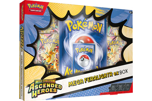 Pokemon TCG Mega Evolution - Ascended Heroes Mega Feraligatr Ex Box - ENGLISH