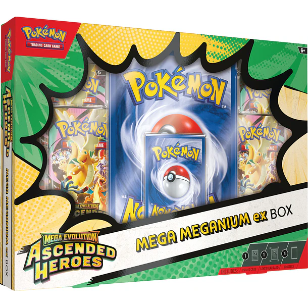 Pokemon TCG Mega Evolution - Ascended Heroes Mega Meganium Ex Box - ENGLISH