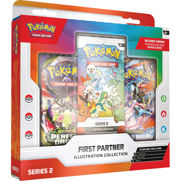 Pokemon TCG Mega Evolution - First Partners Illustration Collection SERIES 2 English